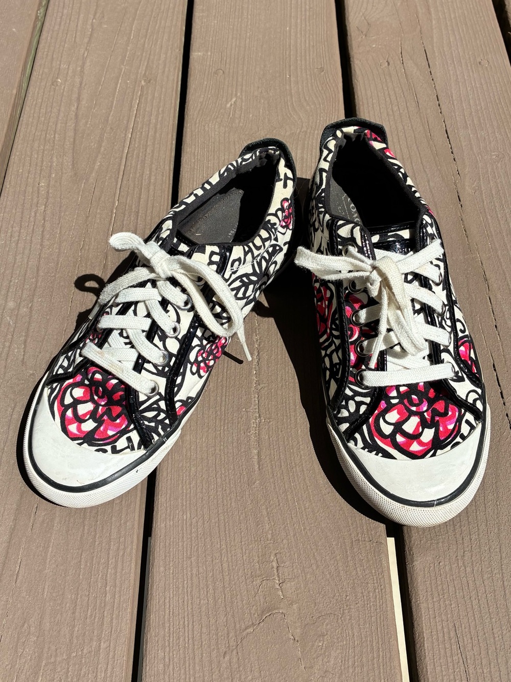 Coach Barrett Poppy Graffiti Sneakers Limited Edition
